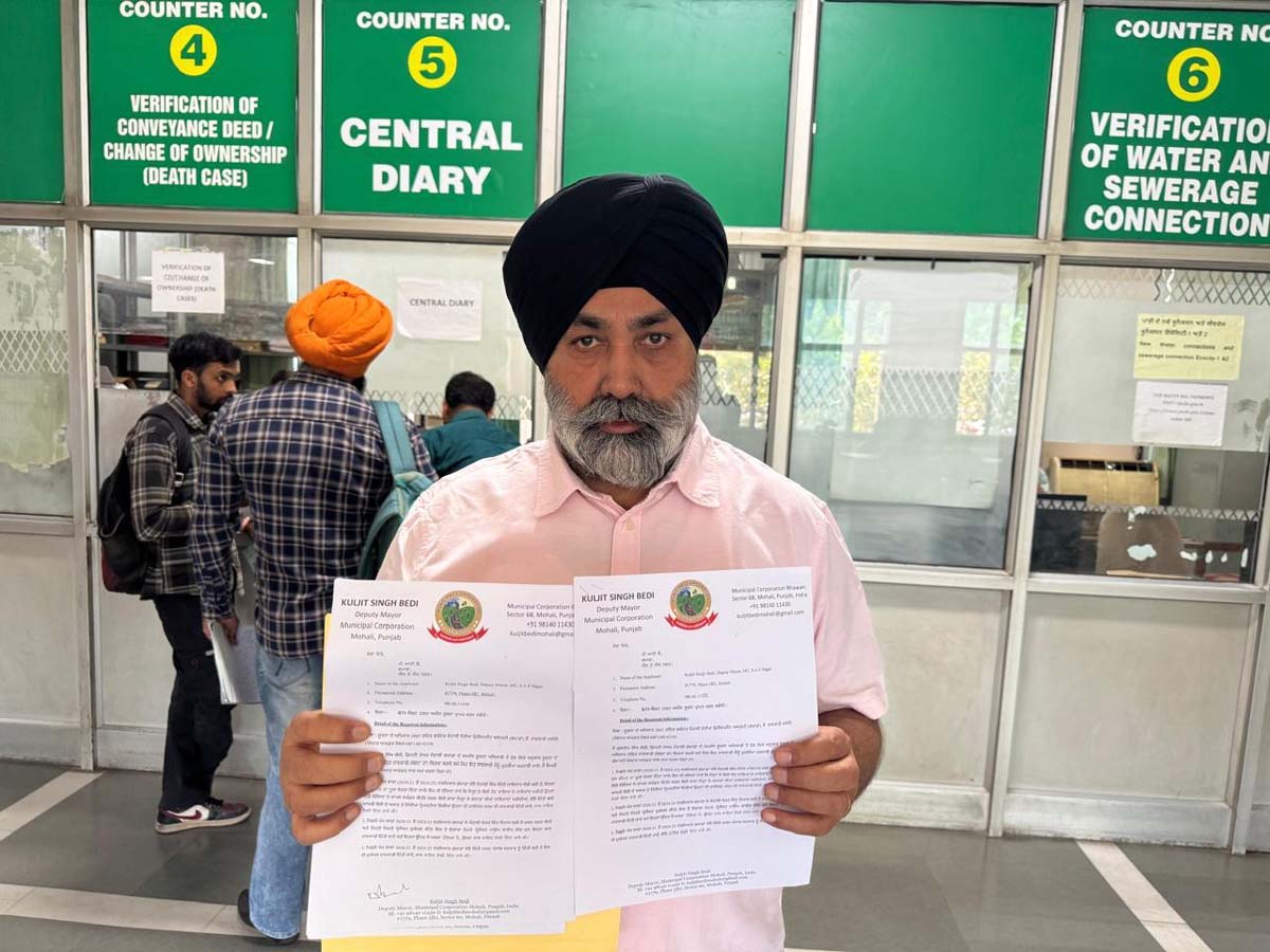 Where did the billions of rupees collected by selling Mohali's property go? - Kuljit Singh Bedi.